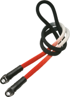 Pasek jedwabny ARTISAN & ARTIST ACAM-316G Silk Camera Strap | Czarno-czerwony