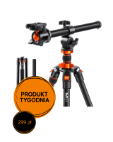 Statyw K&F Concept K234A7/KF09087V5 230 cm z funkcją monopodu + Głowica kulowa 