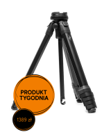 Statyw Peak Design Travel Tripod aluminiowy + Głowica | GRATIS Zestaw stopek Peak Design Ultralight Conversion Kit!