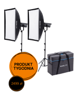 Zestaw studyjny Nanlite FS-300B Bi-Color 2 light kit with stand 