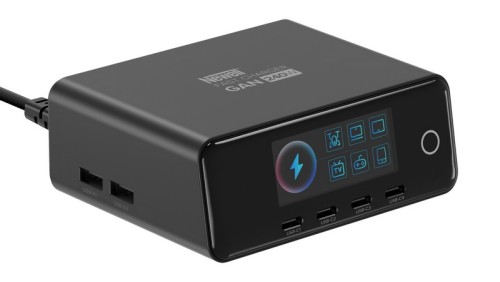 Ładowarka sieciowa Newell GaN 240 W TFT - EU_01_HD.jpg