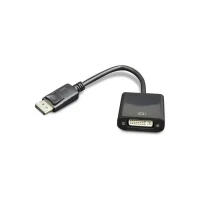 Adapter Displayport (M) - DVI (F) 29pin | Czarny | WYPRZEDAŻ
