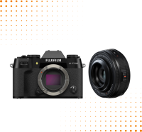 Aparat Fujifilm X-T50 + Obiektyw Fujifilm FUJINON XF 23 mm f/2.8 R WR | Czarny