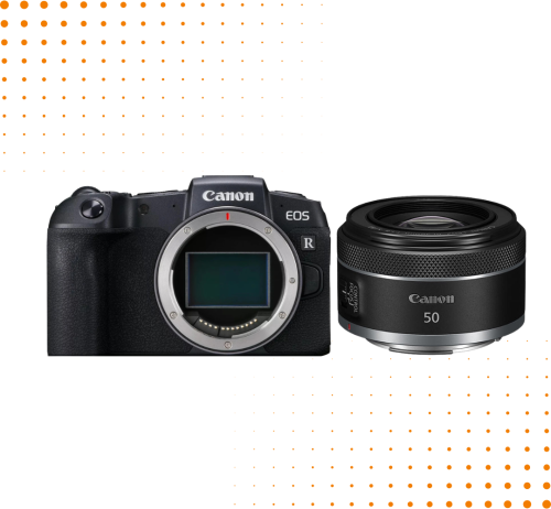 Aparat Canon EOS RP + Obiektyw Canon RF 50 mm f/1.8 STM