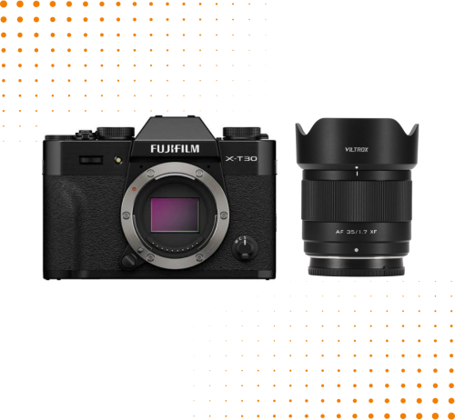 Aparat Fujifilm X-T30 III + Obiektyw Viltrox AF 35 mm f/1.7 Fujifilm XF