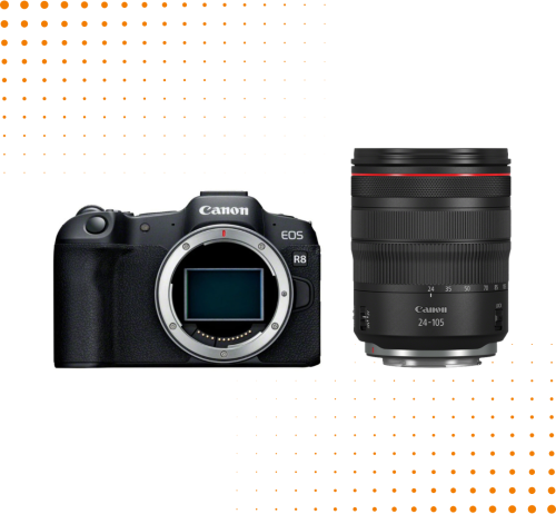 Aparat Canon EOS R8 + RF 24-105mm f/4 L IS USM