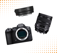 Aparat Canon EOS R6 Mark II + Sigma 24-70 mm f/2.8 A DG OS HSM + Adapter Canon EOS R EF / EOS R 