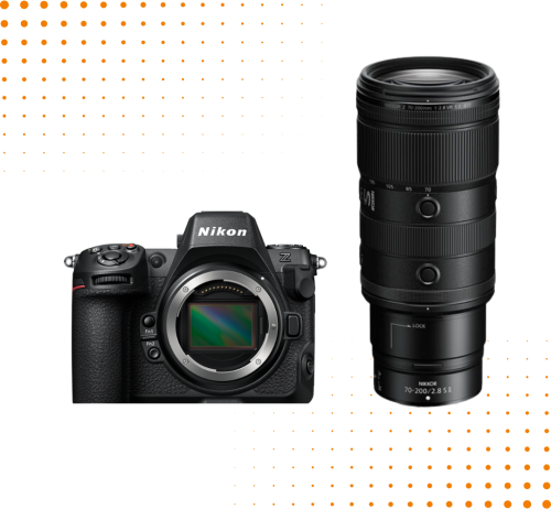 Aparat Nikon Z 8 + Obiektyw Nikkor Z 70-200 mm f/2.8 S