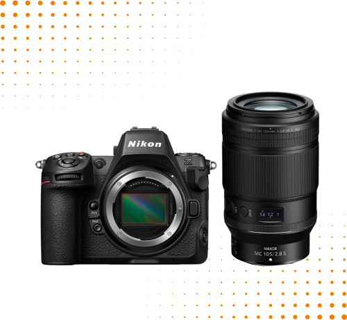 Aparat Nikon Z 8 + Obiektyw Nikkor Z MC 105 mm f/2.8 VR S