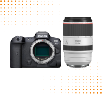 Aparat Canon EOS R5 + Canon RF 70-200 mm f/2.8 L IS USM