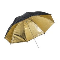 Parasol Quadralite złoty 91 cm 