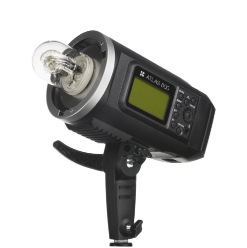 Lampa błyskowa Quadralite Atlas 600 + adapter Quadralite Atlas AC