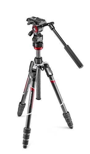 Statyw video Manfrotto BeFree Live Twist carbon + Głowica Befree Live Fluid