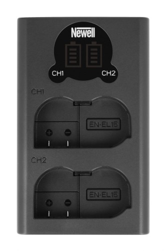 Ładowarka dwukanałowa Newell DL-USB-C do akumulatorów EN-EL15_01_HD.jpg
