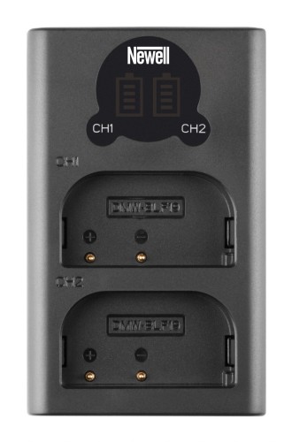Ładowarka dwukanałowa Newell DL-USB-C do akumulatorów DMW-BLF19 Panasonic Lumix