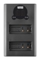 Ładowarka dwukanałowa Newell DL-USB-C do akumulatorów DMW-BLG10 Panasonic Lumix