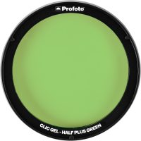 Filtr Profoto Clic Gel Half Plus Green do Lampy C1 Plus, A1  