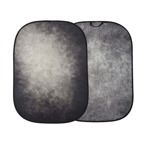 Tło składane Lastolite Vintage 1,5 x 2,1 m Smoke / Concrete