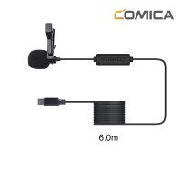 Mikrofon krawatowy Comica CVM-V01SP UC USB-C 6m