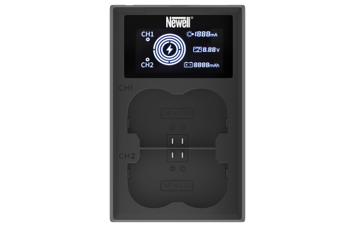 Ładowarka dwukanałowa Newell FDL-USB-C do akumulatorów NP-W235