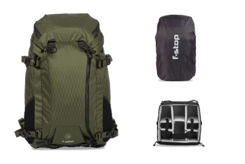 notopstryk Plecak F-Stop Ajna DuraDiamond Essential bundle - zielony