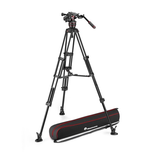 Statyw video Manfrotto Twin Alu + Głowica Nitrotech 608