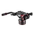 Statyw video Manfrotto Twin Alu + Głowica Nitrotech 608