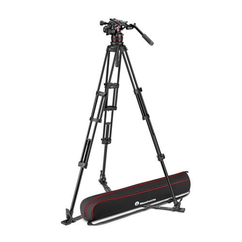 Statyw video Manfrotto Twin Alu + Głowica Nitrotech 612