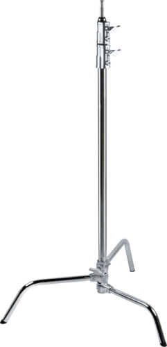 notopstryk 40" Master C-Stand With Sliding Leg & Quick-Release System - Silver