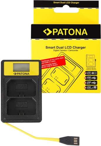 Ładowarka Patona Smart Dual LCD do akumulatorów Sony FZ100