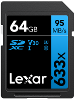 Karta pamięci Lexar Professional SDHC 64GB 95 MB/s  633x U1 