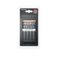 ŁADOWARKA PANASONIC BQ-CC55 + 4 x R6/AA ENELOOP PRO 2500 mAh