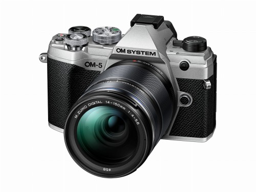Aparat OM SYSTEM OM-5 + ED 14-150 mm f/4-5.6 II Srebrny Notopstryk