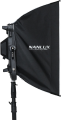Softbox Nanlux prostokątny z kratownicą modelująca do Dyno 650C