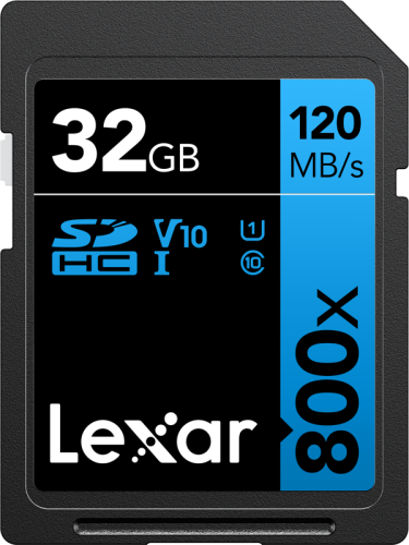 Karta Lexar Professional 800x SDHC 32 GB UHS-I V10 Notopstryk