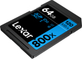 Karta Lexar Professional 800x SDHC 64 GB UHS-I V10 Notopstryk
