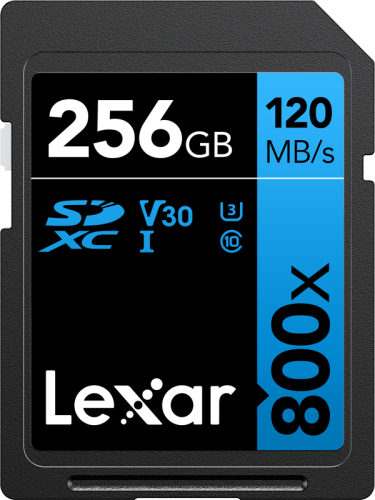Karta Lexar Professional 800x SDHC 256 GB UHS-I V10 Notopstryk