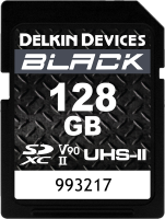 Karta pamięci Delkin Black Rugged SDXC 128GB 300/250 MB/s  UHS-II V90