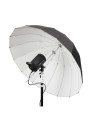 Parasol głęboki GlareOne Orb 135 biały 135 cm + dyfuzor