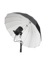 Parasol głęboki GlareOne Orb 135 biały 135 cm + dyfuzor