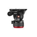 Statyw video Manfrotto Twin Alu z dolną rozpórką + Głowica 504X