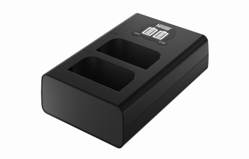 Ładowarka dwukanałowa Newell DL-USB-C do akumulatorów BLX-1 OM System