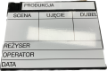 Klaps filmowy druk 3D Notopstryk