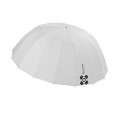 Parasol Quadralite Deep Space transparentny 130 cm
