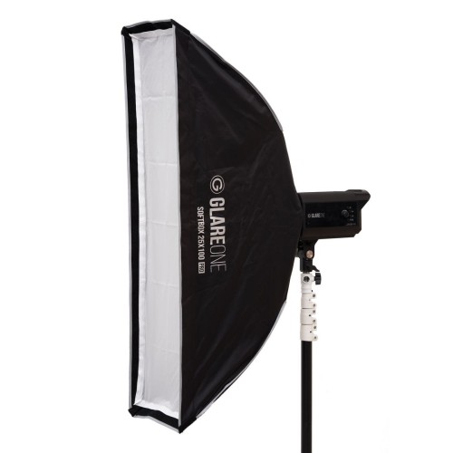 Softbox GlareOne Pro 25 x 100 cm + Grid