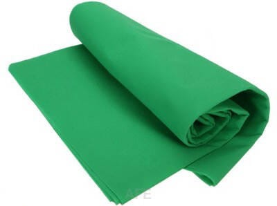 Tło bawełniane 3 x 3 m - zielone