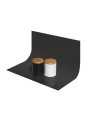 Tło PVC GlareOne 50 x 50 cm - czarne, lustrzane