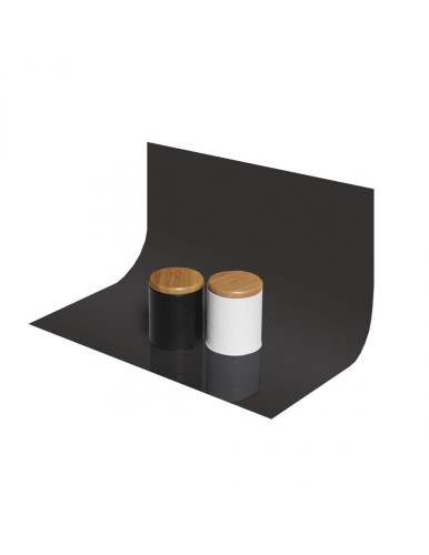 Tło PVC GlareOne 50 x 50 cm - czarne, lustrzane