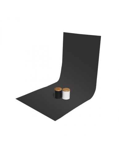 Tło PVC GlareOne 60 x 130 cm - czarne