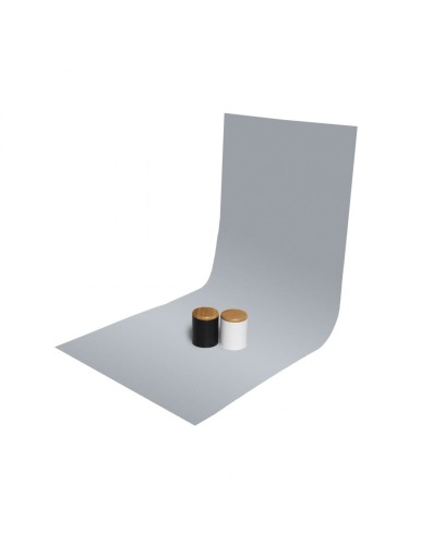 Tło PVC GlareOne 60 x 130 cm - szare